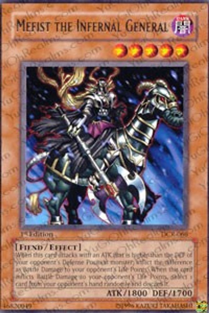 Mefist the Infernal General (DCR-066) - Rare