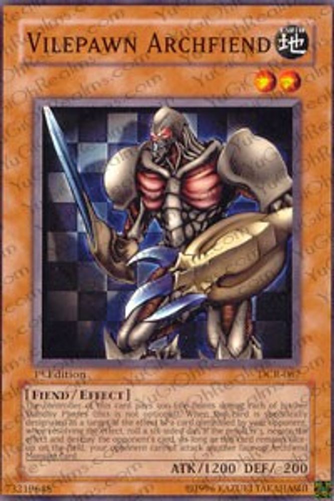Vilepawn Archfiend (DCR-067) - Common
