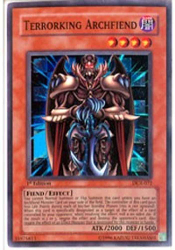 Terrorking Archfiend (DCR-072) - Super Rare