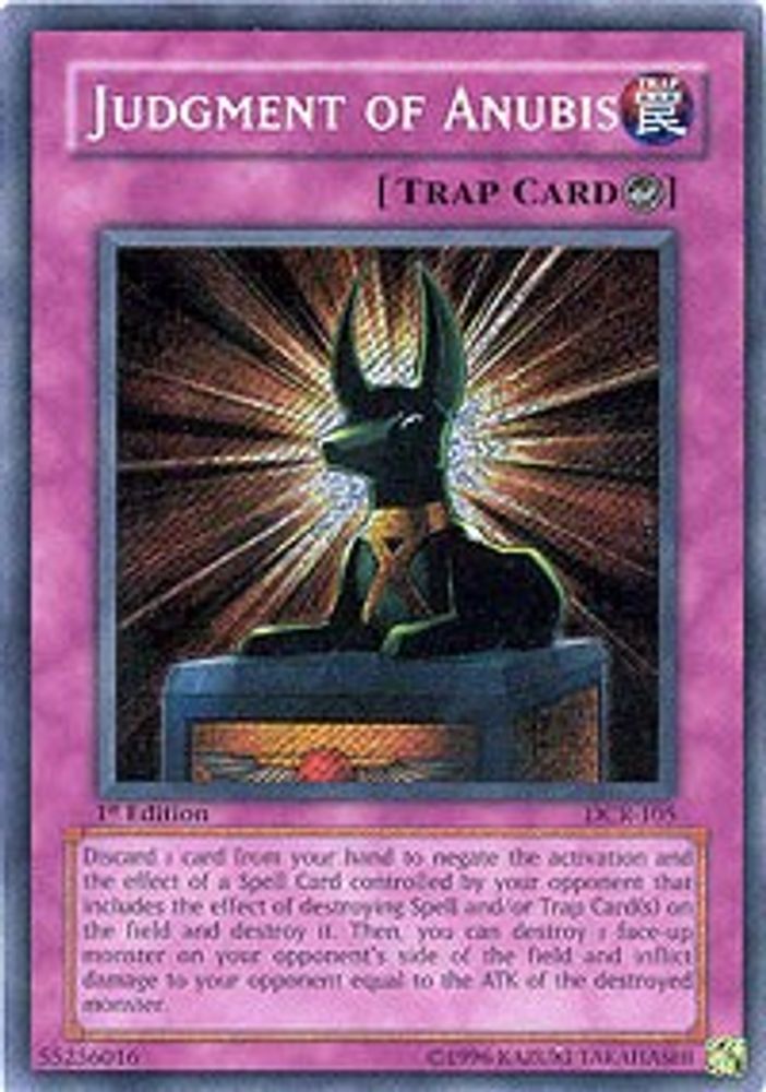 Judgment of Anubis (DCR-105) - Secret Rare