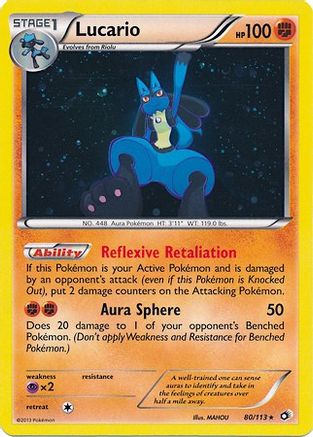 Lucario (Cosmos Holo) 080/113  - Holofoil - Promo