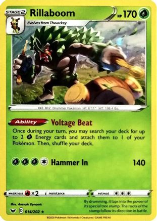 Rillaboom (Cosmos Holo) 014/202  - Holofoil - Promo