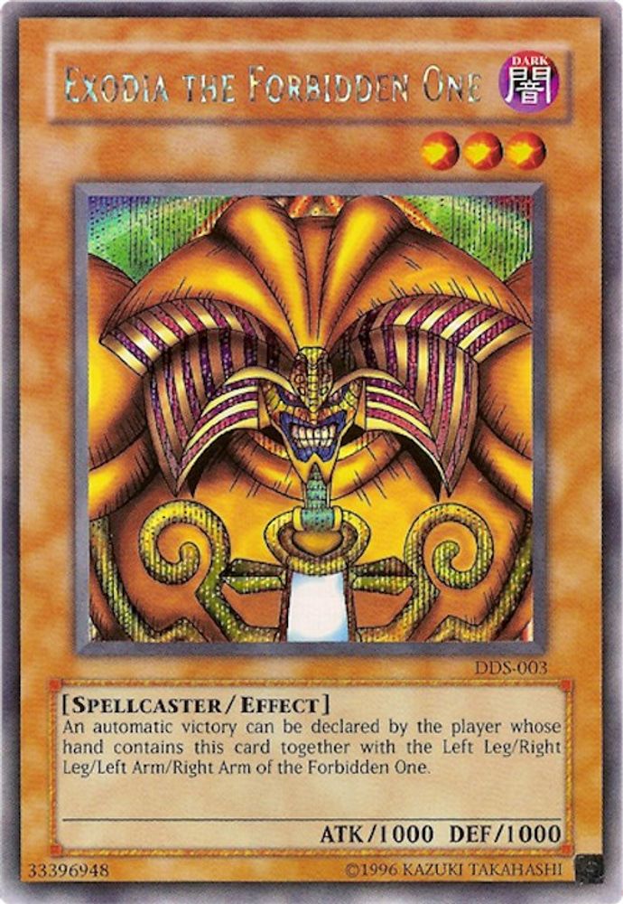 Exodia l'Interdit (Dark Duel Stories) [DDS-003] Secret Rare 