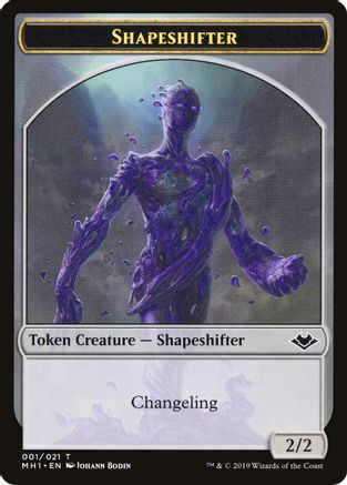 Shapeshifter // Myr Double-Sided Token (MH1-1 // 19) - Modern Horizons
