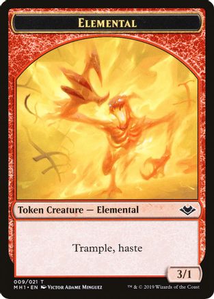 Elemental (009) // Spirit Double-Sided Token (MH1-9 // 16) - Modern Horizons