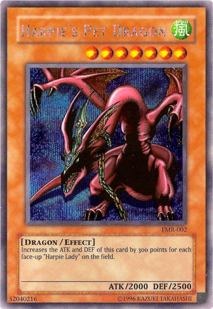 Harpie's Pet Dragon (Forbidden Memories) (FMR-002) - Prismatic Secret Rare