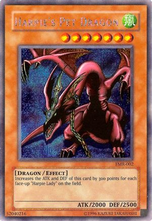 Harpie's Pet Dragon (Forbidden Memories) [FMR-002] Prismatic Secret Rare