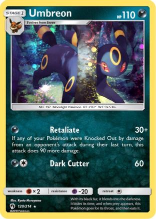 Umbreon (Cosmos Holo) 120/214  - Holofoil - Promo