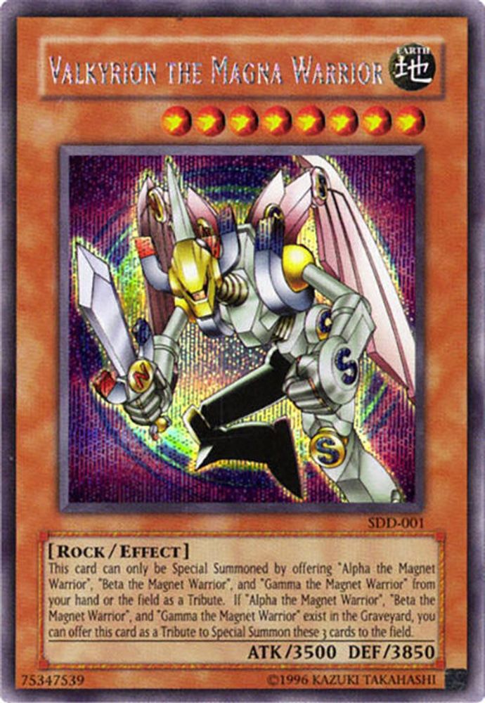 Valkyrion the Magna Warrior (SDD-001) - Secret Rare