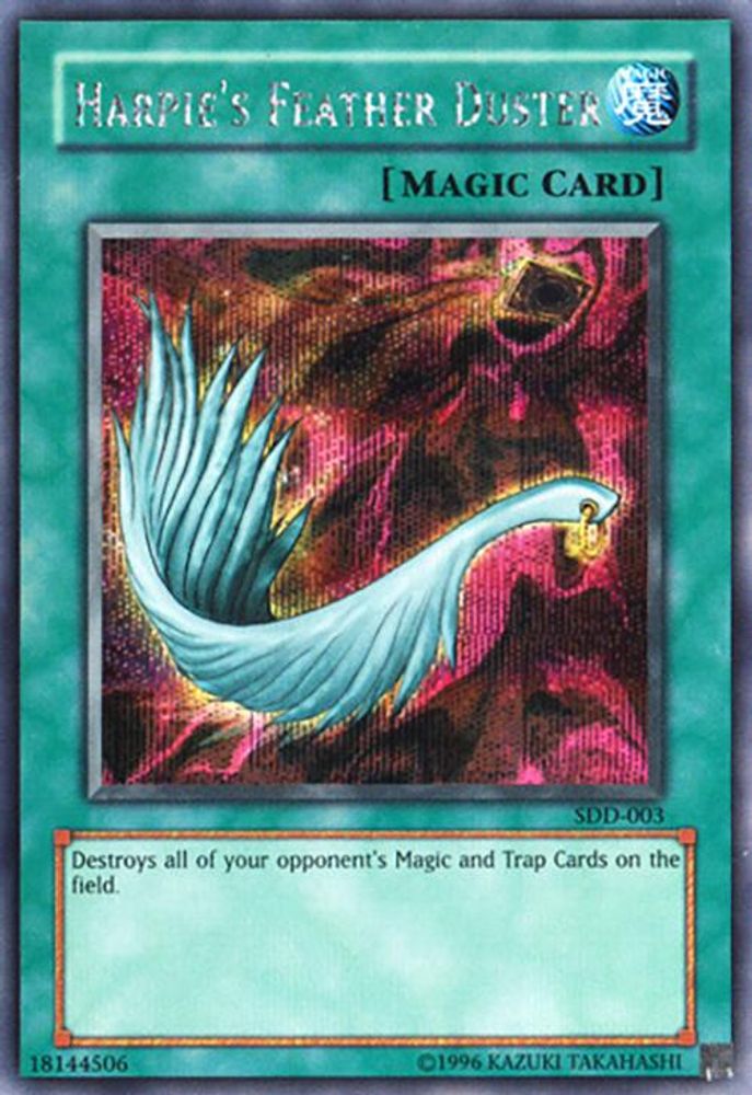 Harpie's Feather Duster (SDD-003) - Secret Rare