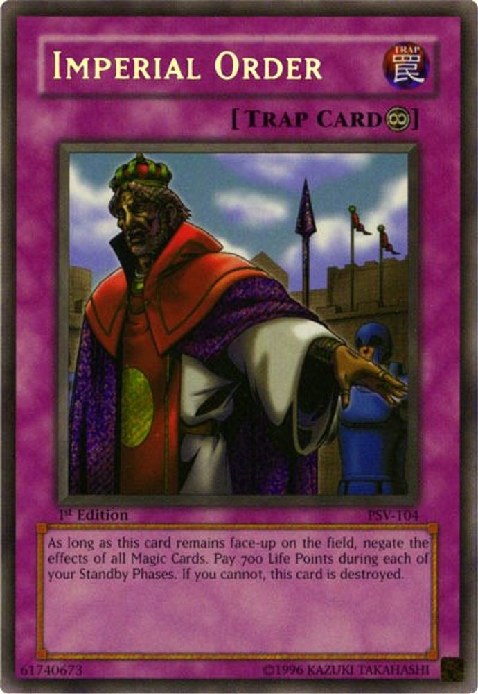 Imperial Order (PSV-104) - Secret Rare