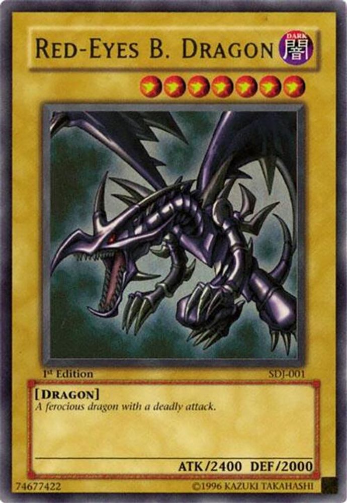Red-Eyes B. Dragon (SDJ-001) - Ultra Rare