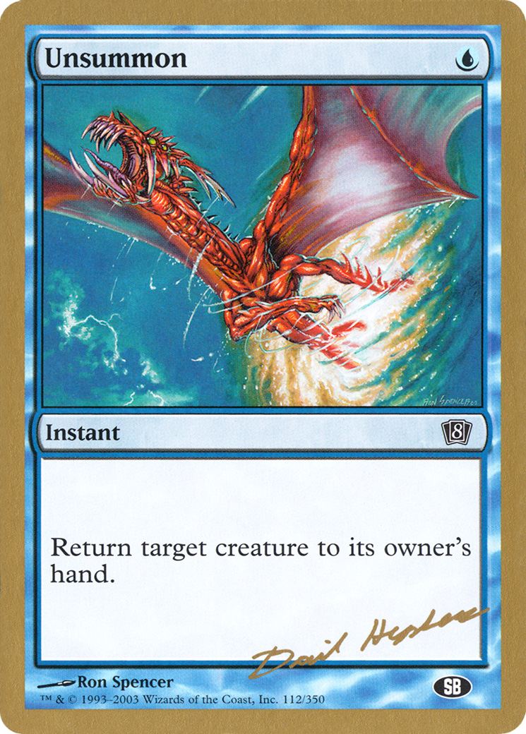Unsummon (WCD-) - World Championship Decks 2003