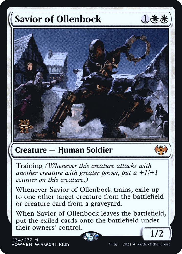 Savior of Ollenbock (PRE-34S) - Innistrad: Crimson Vow Promos Foil