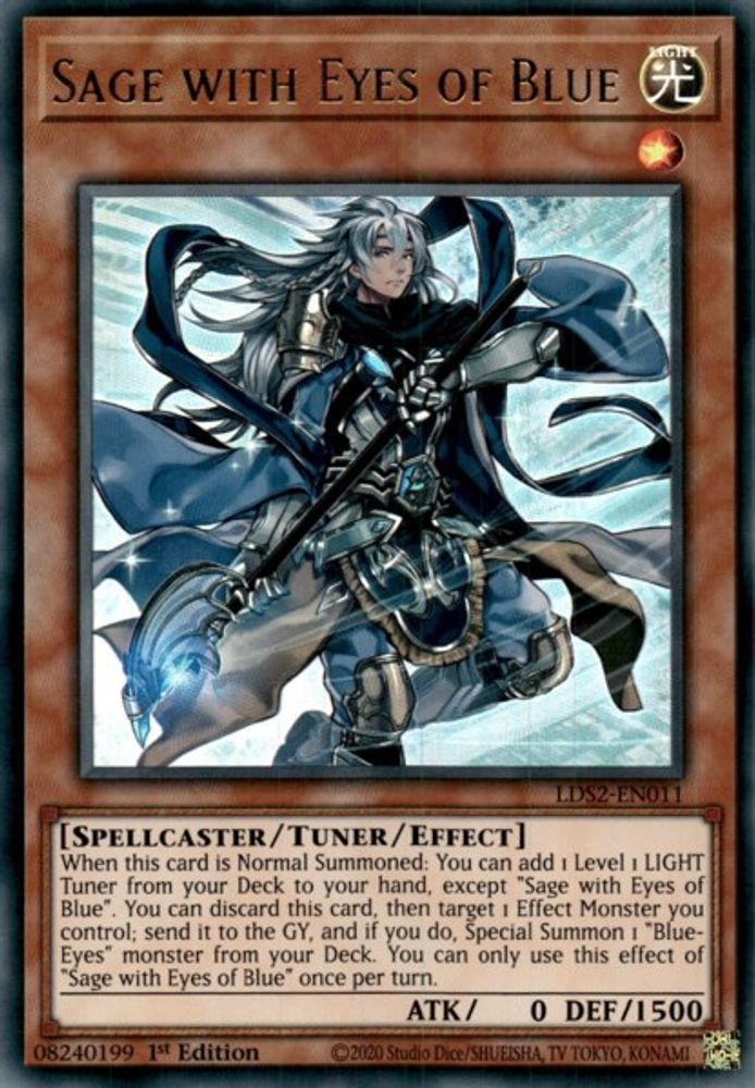 Sage with Eyes of Blue (LDS2-EN011) - Ultra Rare