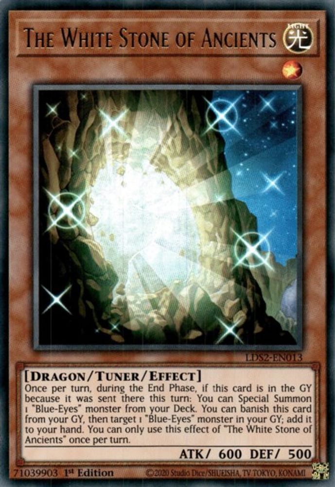 The White Stone of Ancients (LDS2-EN013) - Ultra Rare