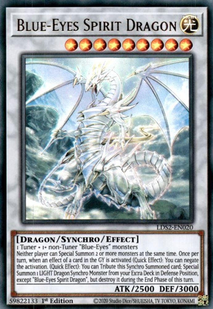 Blue-Eyes Spirit Dragon (LDS2-EN020) - Ultra Rare