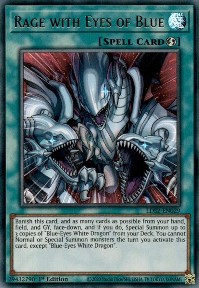 Rage aux yeux bleus [LDS2-EN029] Ultra Rare 