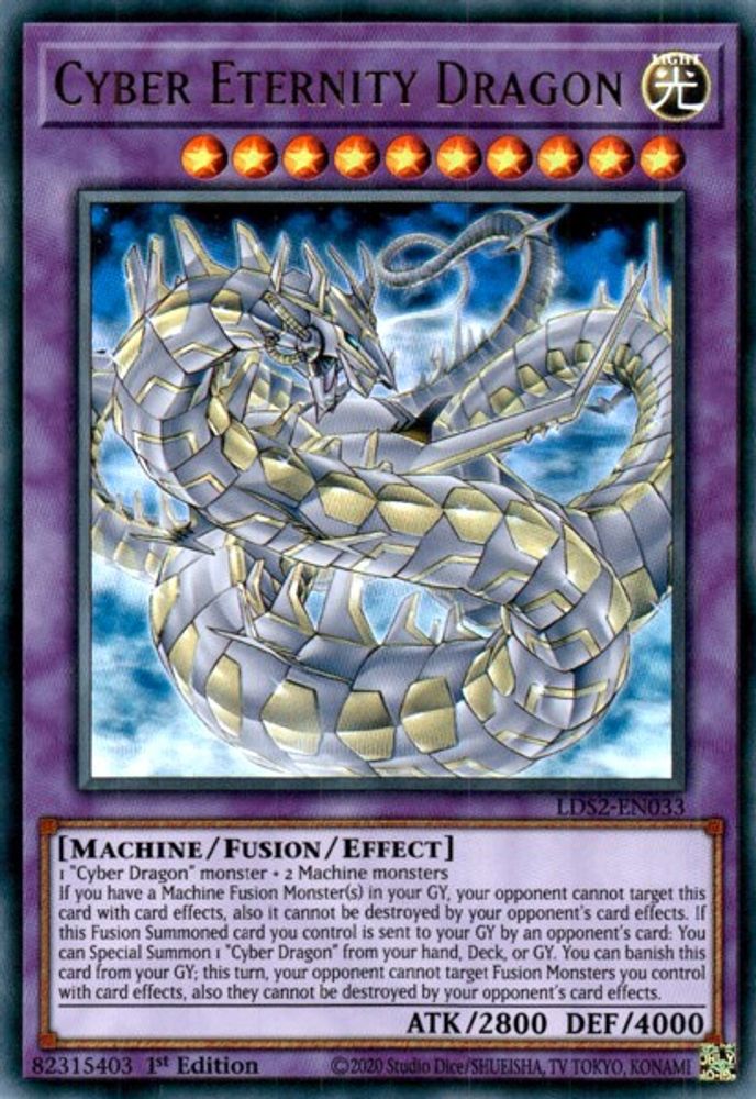 Cyber Eternity Dragon (LDS2-EN033) - Ultra Rare