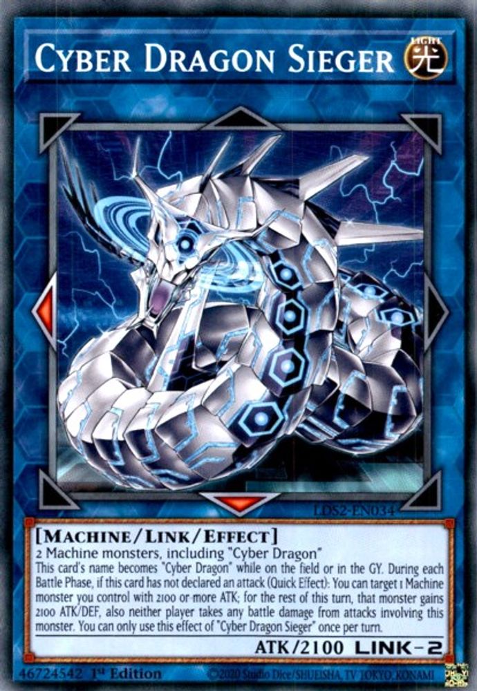 Cyber ​​Dragon Sieger [LDS2-EN034] Commun 
