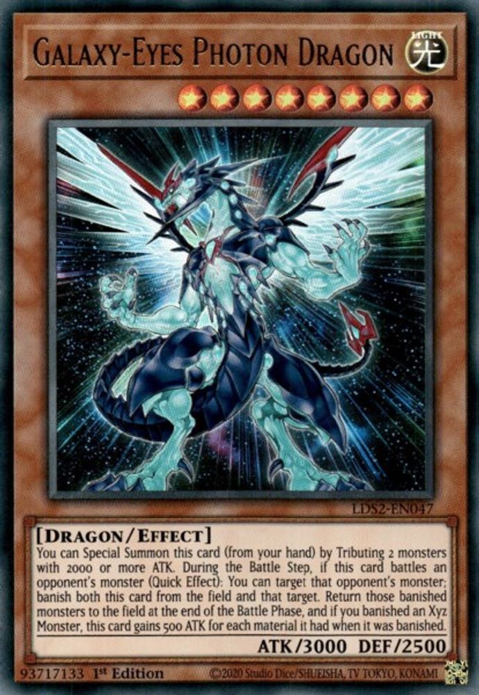 Galaxy-Eyes Photon Dragon (LDS2-EN047) - Ultra Rare