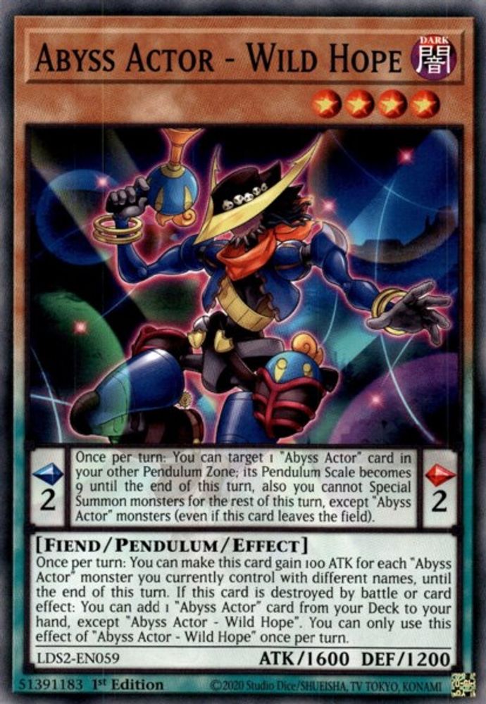 Abyss Actor - Wild Hope (LDS2-EN059) - Common