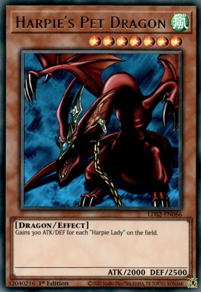 Harpie's Pet Dragon (LDS2-EN066) - Ultra Rare