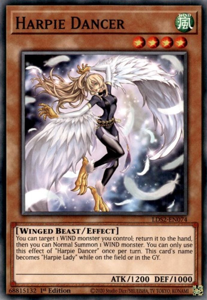 Harpie Dancer (LDS2-EN074) - Common