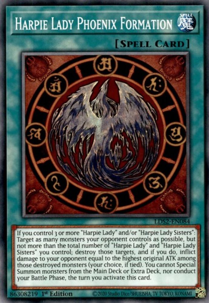 Harpie Lady Phoenix Formation (LDS2-EN084) - Common