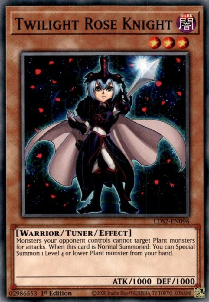 Twilight Rose Knight (LDS2-EN096) - Common