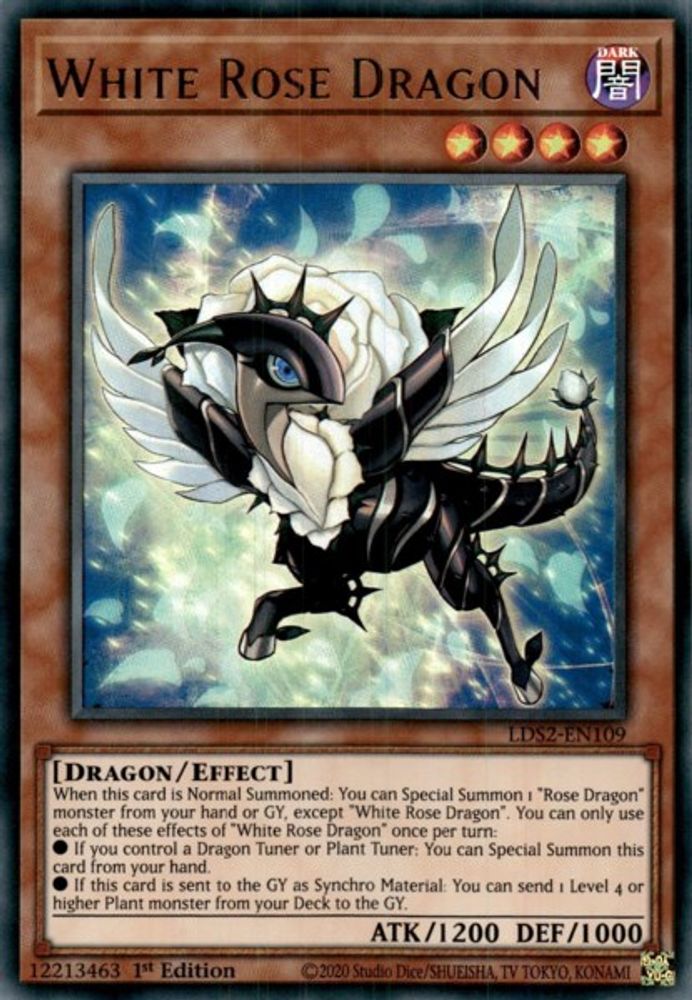 White Rose Dragon (LDS2-EN109) - Ultra Rare