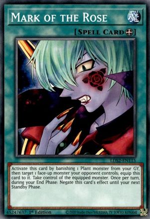 Mark of the Rose (LDS2-EN115) - Legendary Duelists: Season 2 1st Edition