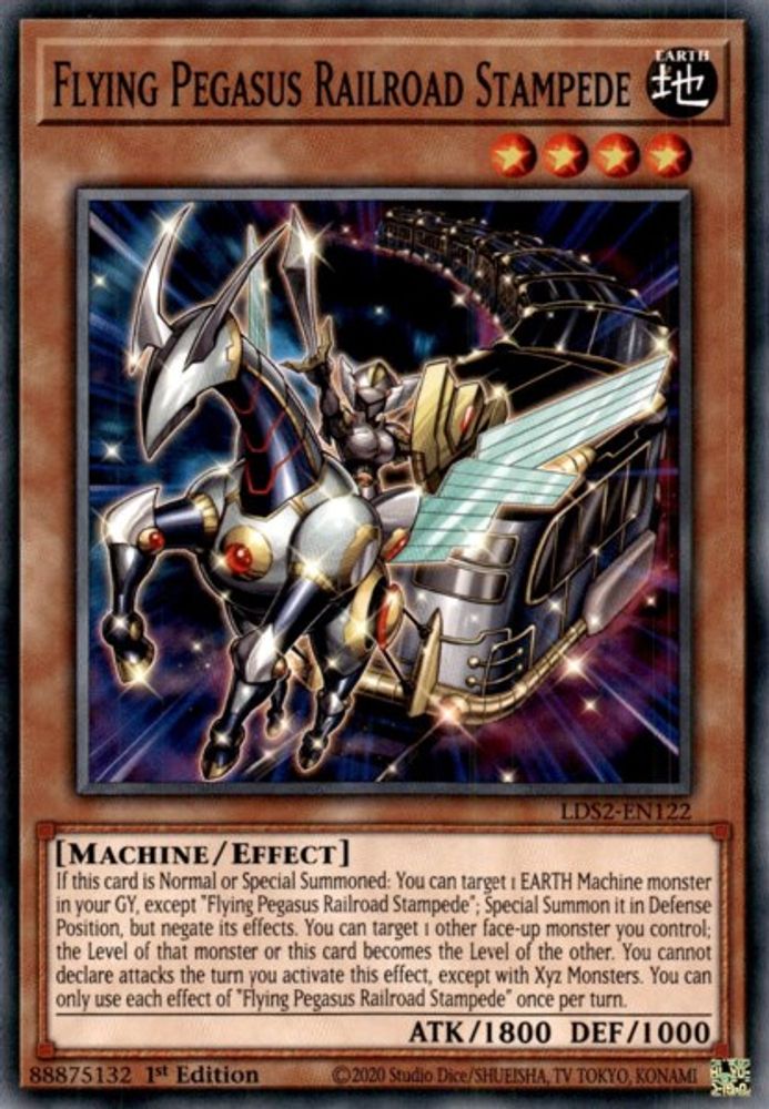 Flying Pegasus Railroad Stampede (LDS2-EN122) - Common