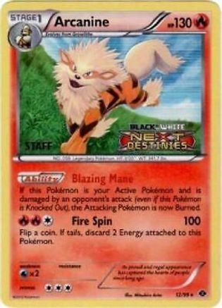 Arcanine - 12/99 (Prerelease) [Staff]/99  - Holofoil - Promo
