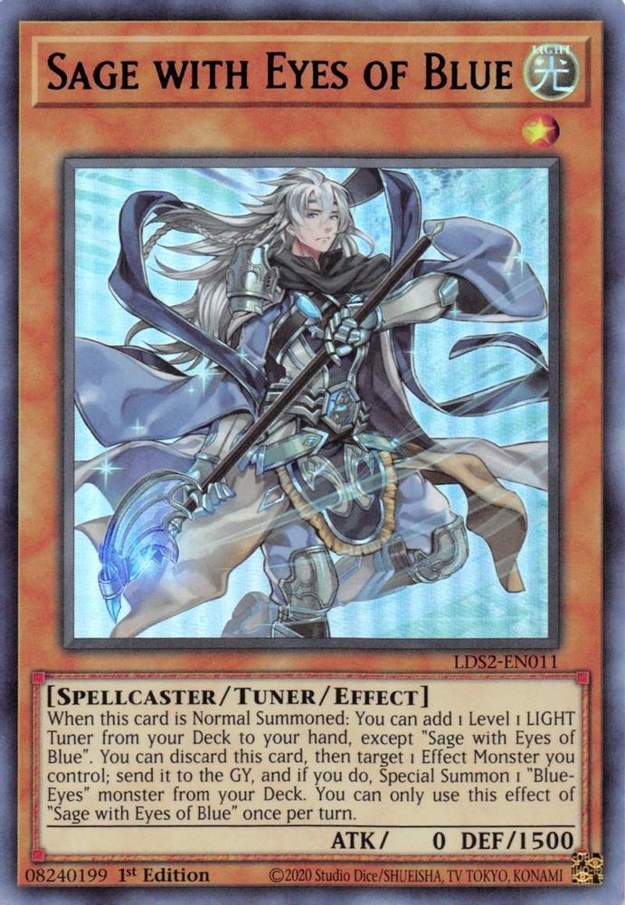 Sauge aux yeux bleus (bleu) [LDS2-EN011] Ultra Rare 
