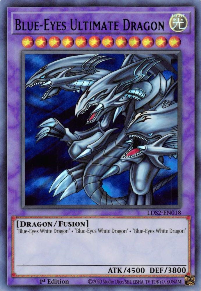 Blue-Eyes Ultimate Dragon (Purple) (LDS2-EN018) - Ultra Rare