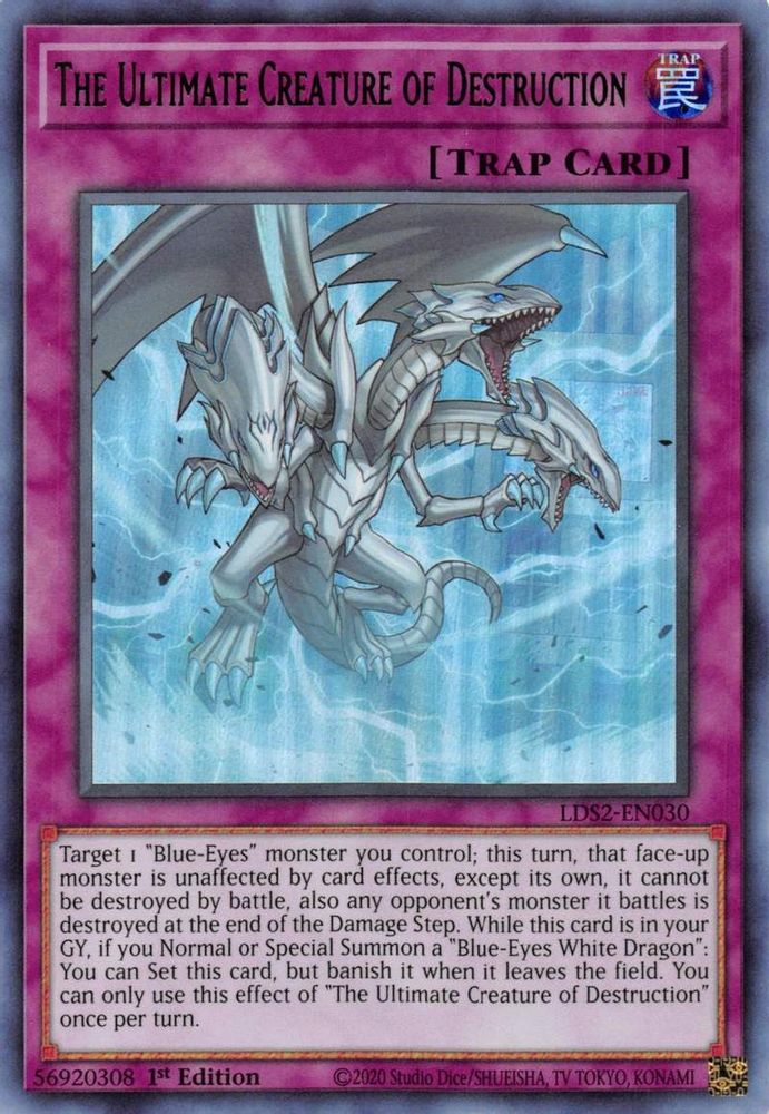 The Ultimate Creature of Destruction (Green) (LDS2-EN030) - Ultra Rare