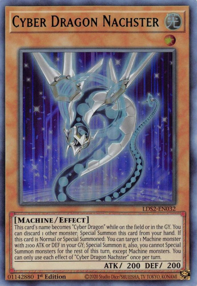 Cyber ​​Dragon Nachster (Vert) [LDS2-EN032] Ultra Rare 
