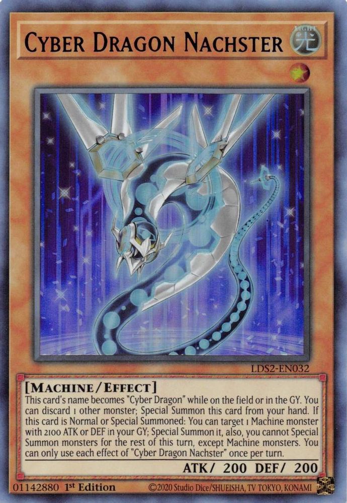 Cyber Dragon Nachster (Purple) (LDS2-EN032) - Ultra Rare