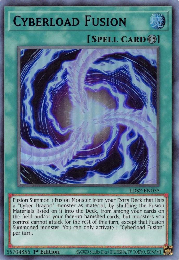 Cyberload Fusion (Bleu) [LDS2-EN035] Ultra Rare