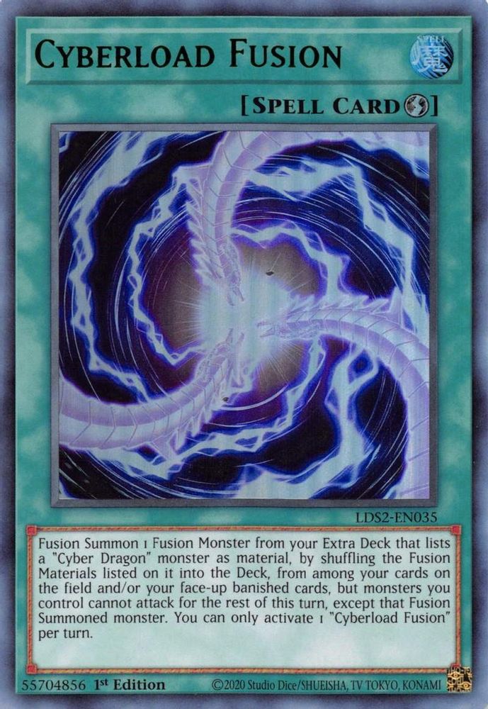 Cyberload Fusion (Vert) [LDS2-EN035] Ultra Rare 