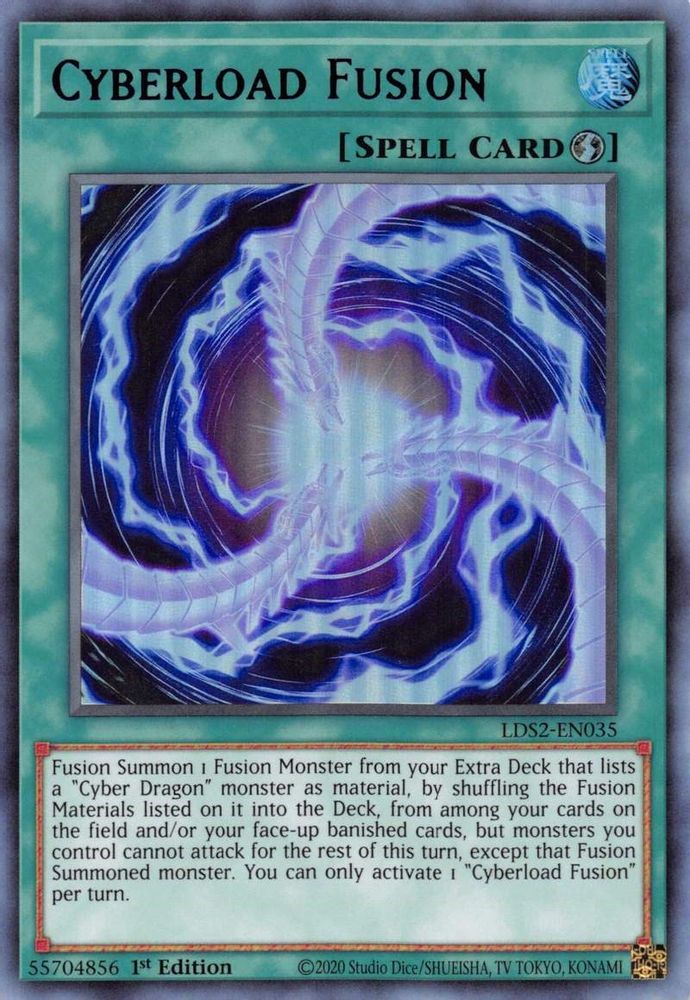 Cyberload Fusion (Purple) (LDS2-EN035) - Ultra Rare