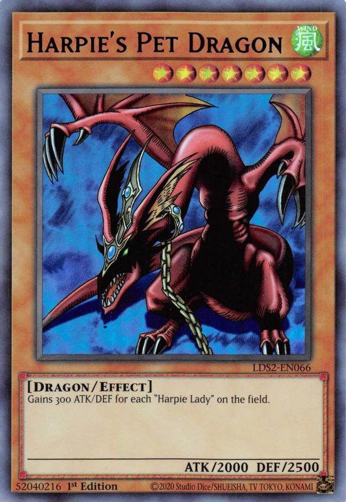 Harpie's Pet Dragon (Purple) (LDS2-EN066) - Ultra Rare