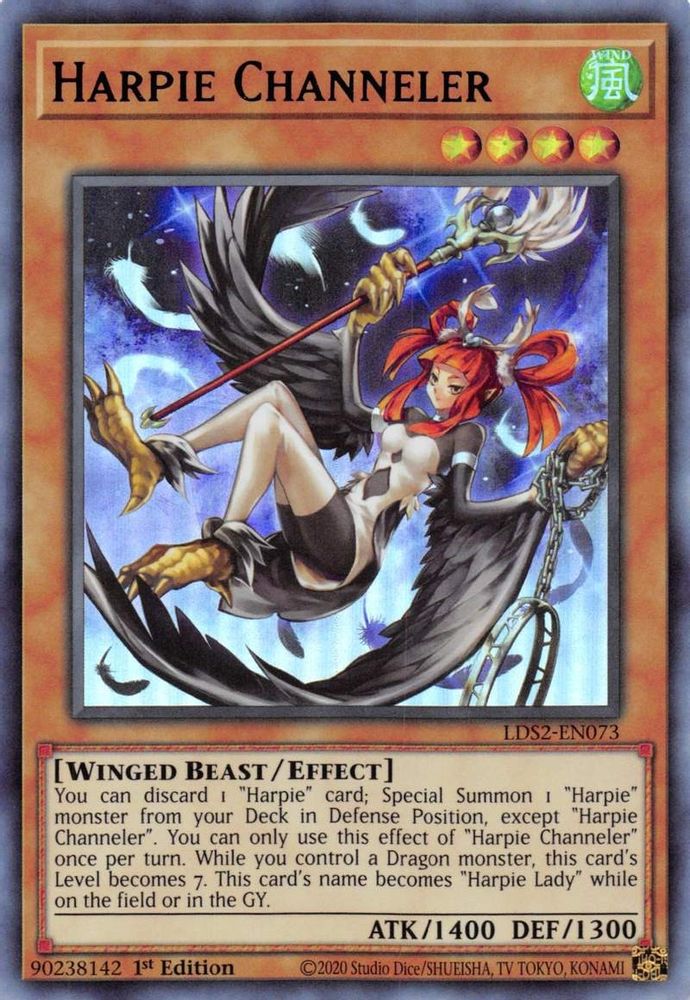 Harpie Channeler (Violet) [LDS2-EN073] Ultra Rare 