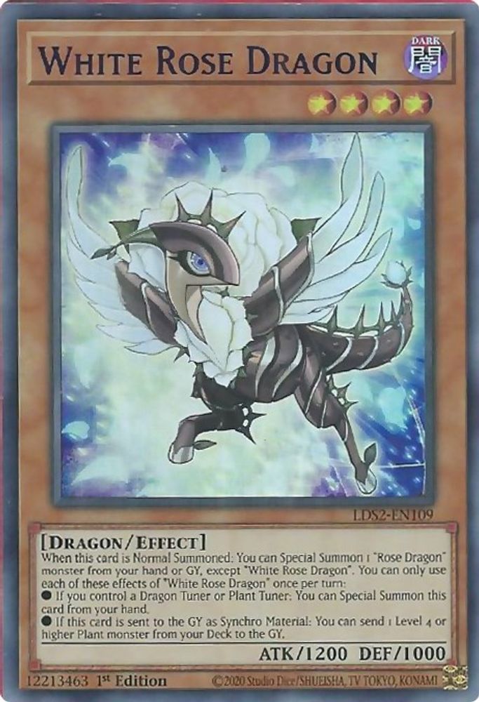 Dragon Rose Blanche (Violet) [LDS2-EN109] Ultra Rare 