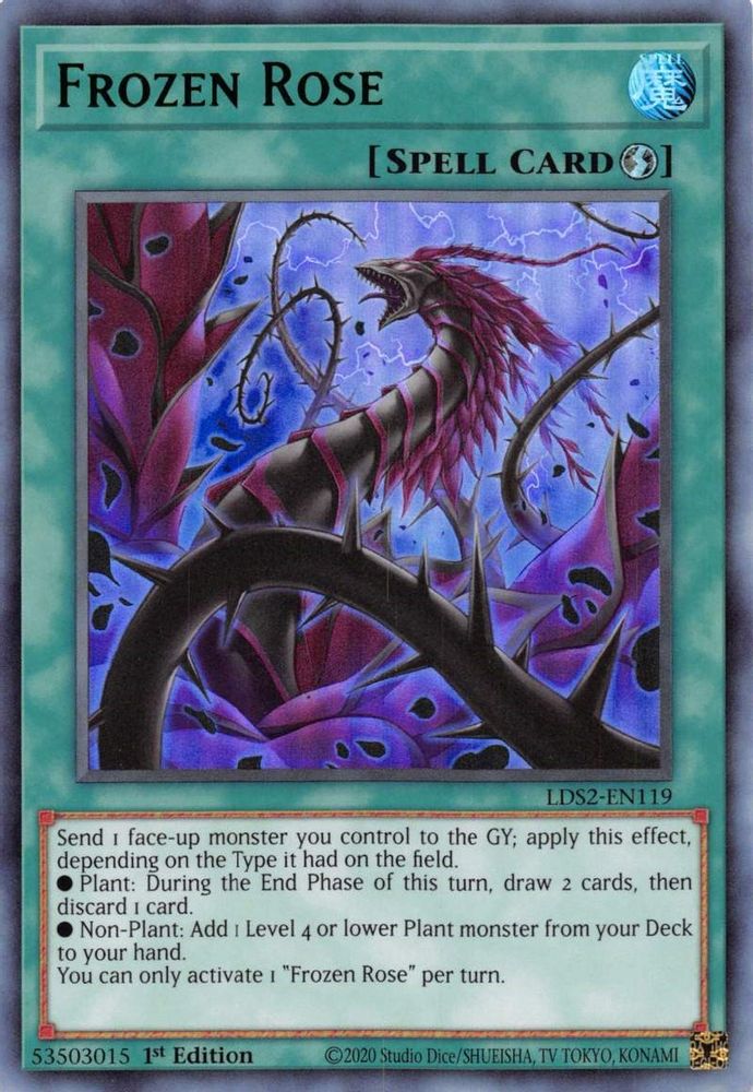 Rose congelée (verte) [LDS2-EN119] Ultra rare 