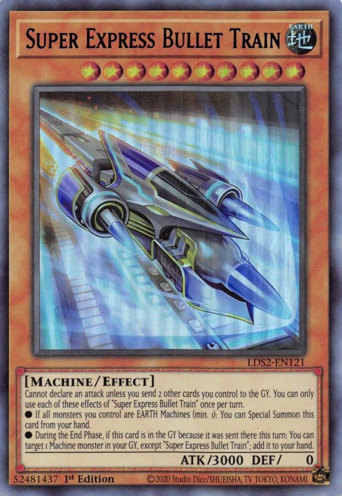 Train à grande vitesse Super Express (bleu) [LDS2-EN121] Ultra rare 