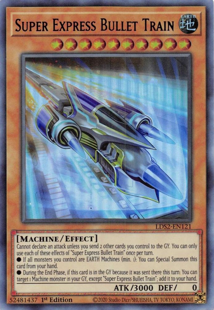 Super Express Bullet Train (Purple) (LDS2-EN121) - Ultra Rare