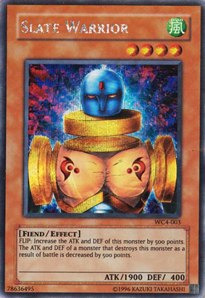 Slate Warrior (WC4-003) - Secret Rare
