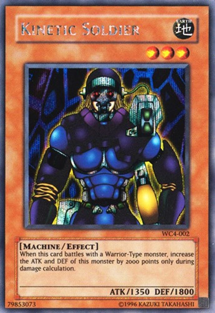 Kinetic Soldier (WC4-002) - Secret Rare